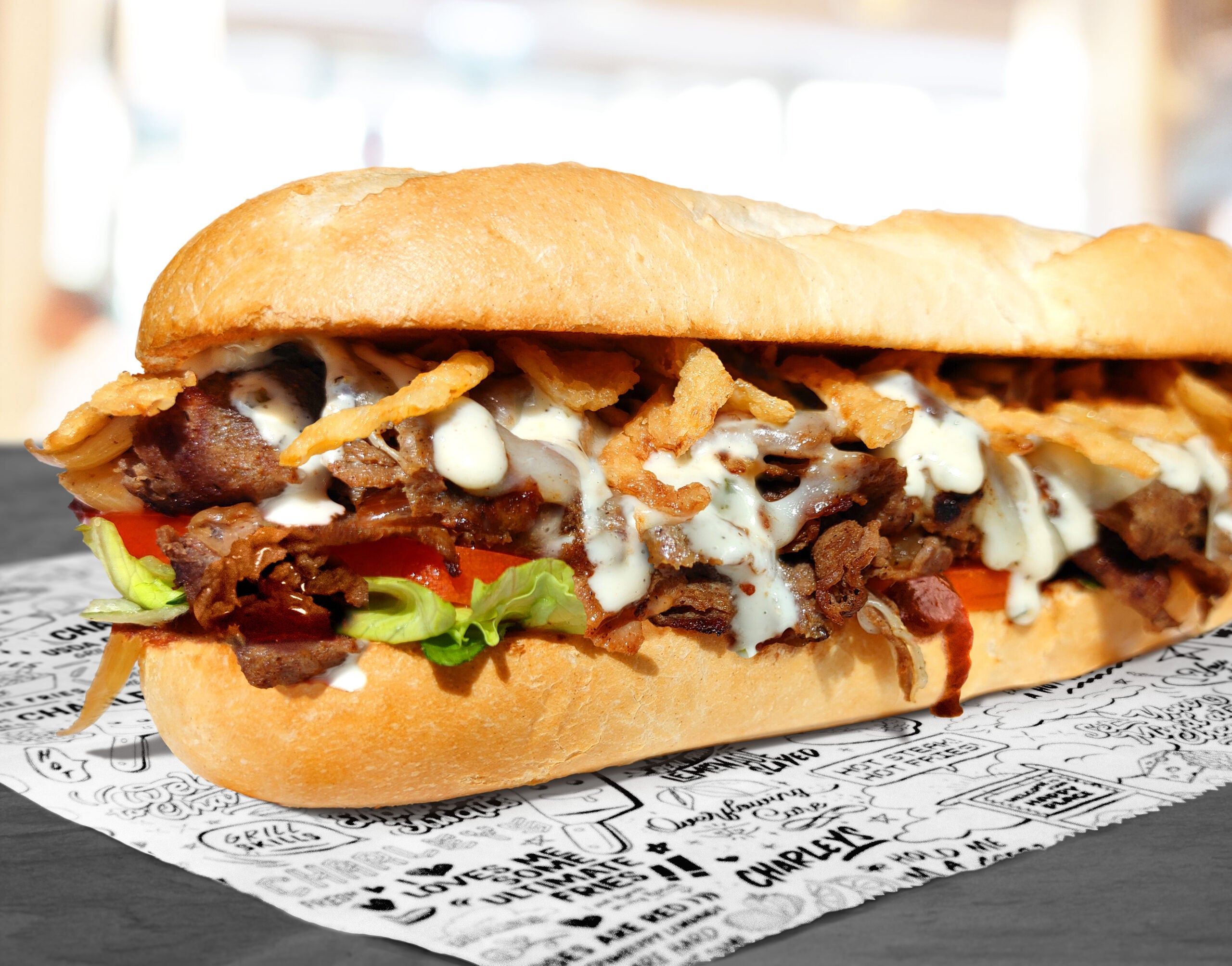 Try The Parmesan Peppercorn Cheesestak At Charleys Charleys Cheesesteaks