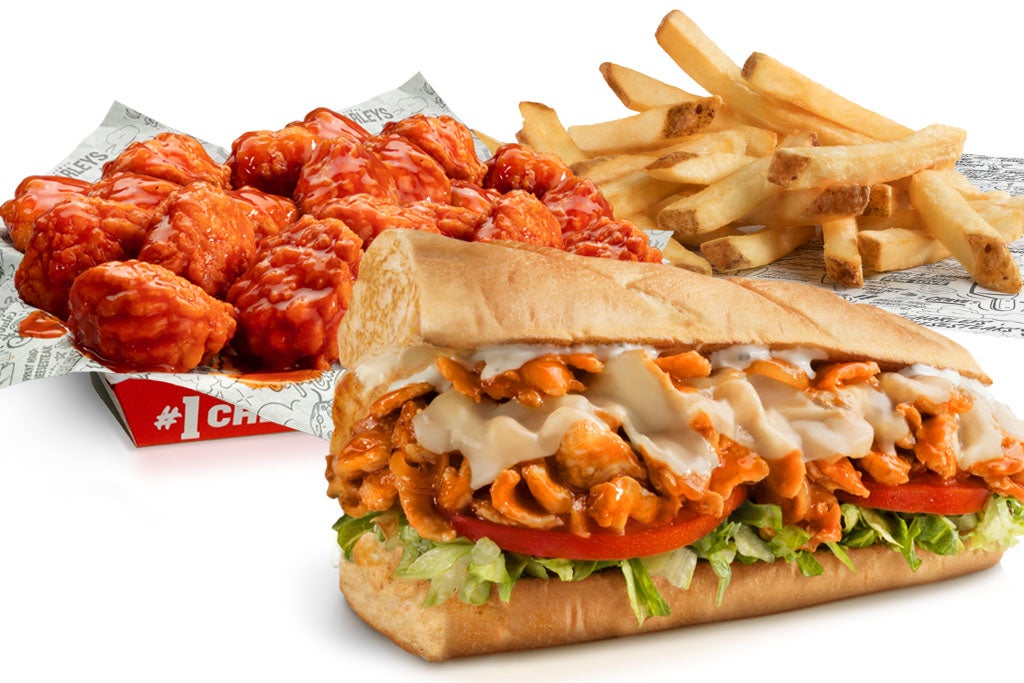 Specials & Offers: wings, fries, and chicken cheesestackes